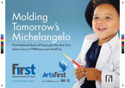 ArtsFirst Ad – First National Bank of Pasco