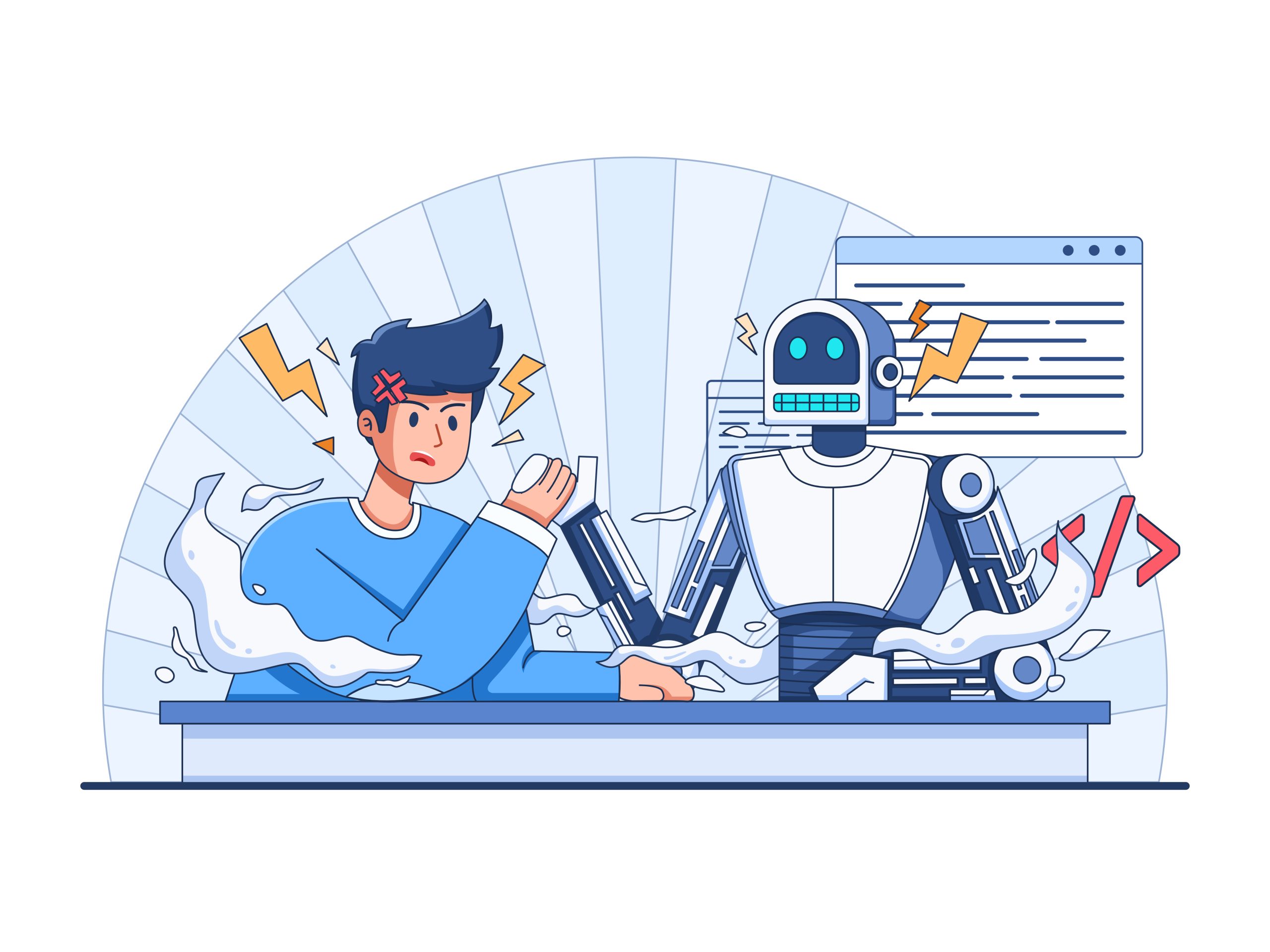 human vs. AI