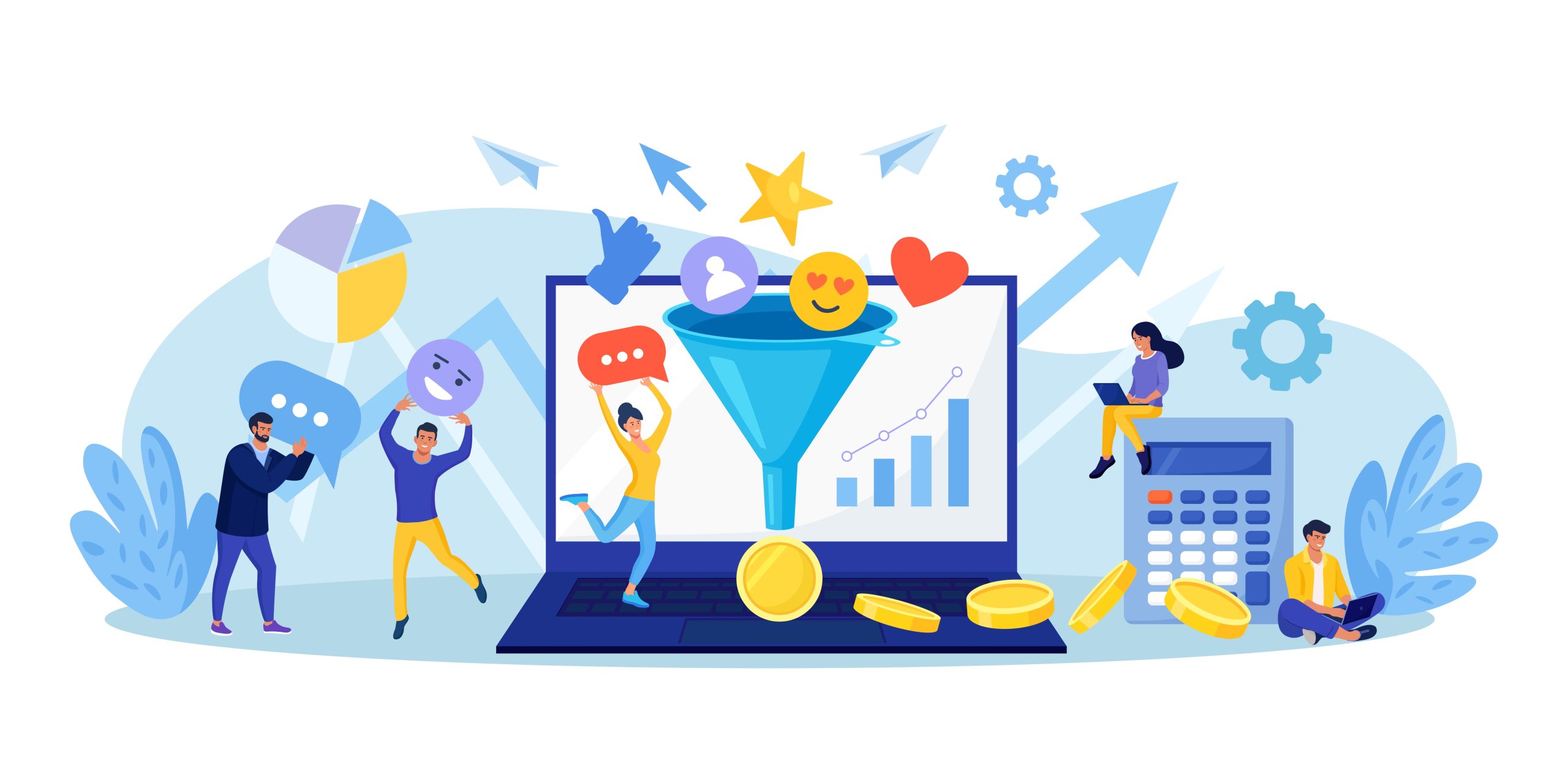 Marketing team uses all channels to create leads
