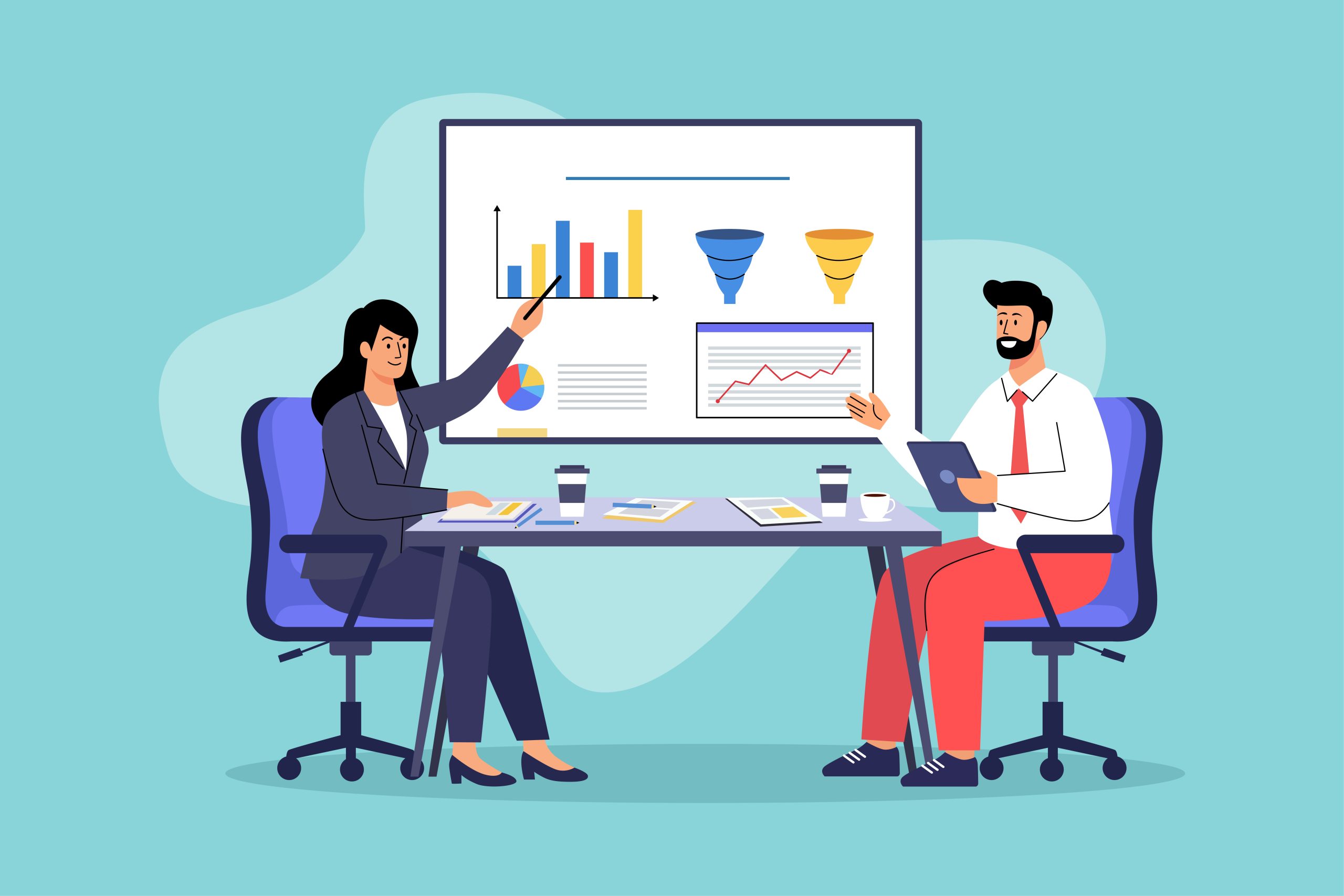 PPC Team optimizing campaings