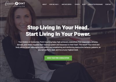 Connection Point Coaching website