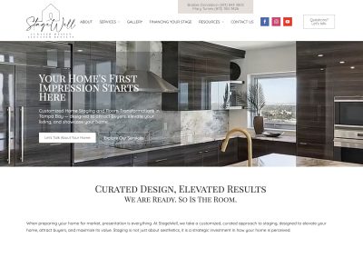 Stagewell Home Staging website